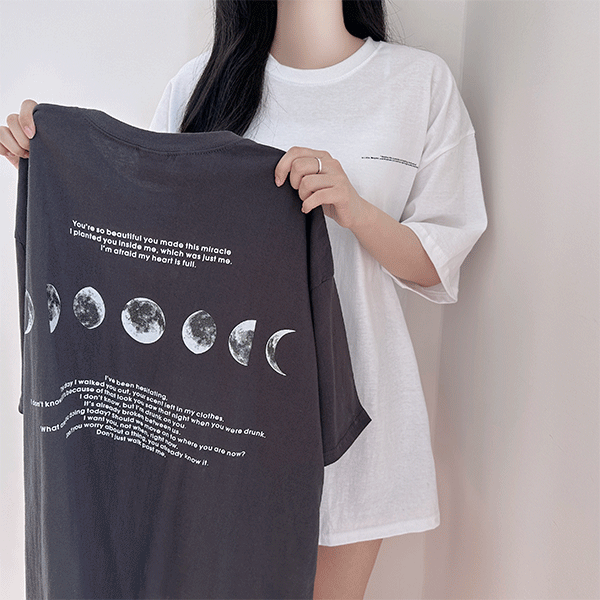 작은달 시리즈, 오버핏 반소매 티셔츠